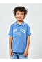 Boys Blue Brooklyn Print Polo T-Shirt - 3
