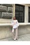 Shirt Detailed Women's Top-Bottom Set - 2