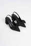 Black Women's Heeled Shoes Bp08Ms15A - 4