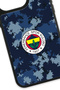 iPhone 14 Pro Compatible Blue Camouflage Glass Licensed Phone Case - 2