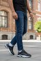 Men's Black Sporty Sneaker Casual Shoes - 4