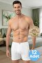 Men's 100% Cotton 12-Piece Single Jersey Fabric Combed Cotton Boxer Shorts