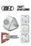 3 in 1 Wireless Charger,Magnetic Foldable Charging Station,Fast Wireless Charging Pad