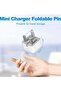 20W Foldable Fast Charging Wall Adapter Compatible with iPhone 12 Pro Max/11 Pro Max/SE, iPad - 3