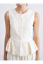 Esvab • Modern & Distinctive Zero Roba Collar Textured Ruffle Blouse - 3