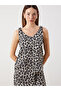 V-Neck Leopard Print Women's Blouse