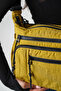 Galivielle Yellow Women's Multi-Compartment Waterproof Crinkle Daily Crossbody Bag - 2