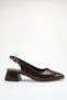Angele Women's Classic Patent Leather Heeled Slingback Shoes - Stylish and Comfortable for Daily & Special Occasion Use 1101 - 4