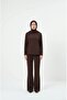 Spanish Cuff Trousers with Elastic Waist - 2