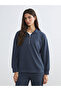 Rmz Gi̇yi̇m Farkiyla Hakim Roba Collar Women's Sweatshirt