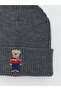 I Bear Teddy Embroidered Men's Knitwear Beanie from Freezen Store - 2