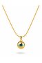Zenna Nazar Beaded Eye Steel Necklace