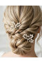 Pearl Butterfly Model Bridal Hair Clip – Set of 2 - 2
