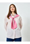 Pink Striped Long Sleeve Shirt with Pink Neck-Tie - 3