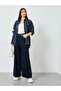 Blue Striped Oversized Shirt - 2
