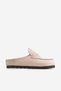 Beige Suede Women's Loafer Shoes with Orthopedic Soles - 2