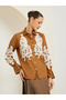 Women Paisley Embroidered Shirt - 3