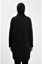 Comfortable Cut Seasonal Tunic, Does Not Show under Clothes, Plus Size Tunic, Mother's Tunic 8766-A01 Black - 4