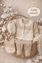 5-Piece Collared and Flowery 100% Cotton Newborn Baby Girl Hospital Discharge Set/Baby Girl Zibin Set - 6
