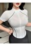 بلوزة CoolFit بأكمام قصيرة وقصة ضيقة - 6