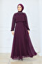 Women's Stone Lined Chiffon Dress - 5