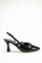 Elara Cross-Strapped Thin Heel Slingback - 4