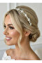 Pearl and Crystal Stone Bridal Crown Hairband