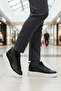 179 Lace-Up Black and White Men's Casual Shoes