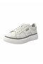 Men's White Lace-Up Casual Shoes - 4