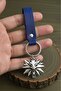 Real Leather Keychain Wolf Design Genuine Leather Keychain Fashionable Keychain - 2