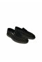 Men's Black Nubuck Stylish Design Shoes - 4