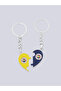 Special Puzzle Heart Licensed Metal Keychain for Lovers - 2