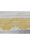 Handcrafted Lace Embroidered Single Bed Sheet and Pillowcase Set, Bridal Gift - 2