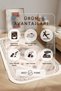 Machine Washable Non-Slip Sole Stain Resistant Digital Living Room Rug Kitchen Rug and Runner Rug - 4