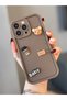 iPhone 14 Pro Max 3D Decorated Brown Shockproof Case - 4