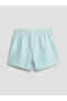 Blue Crew Neck Girls' Shorts Pajama Set (S6) - 5