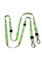 Handmade-Double Carabiner Dog Leash. Hooks Are for Dogs between 20 and 50 Kilos.