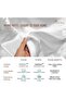 Pure 100% Cotton Double Duvet Cover Set with Fitted Double Bed Sheet White, 400 Thread Count Long Staple Cotton Bedding Set, Soft Sateen Weave Comforter Set & 40 cm Deep Fitted Sheets - 6