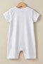 Unisex Cow Printed Short Sleeve Baby Romper Cotton - 5