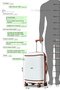 Hard Shell Unbreakable Expandable PP 24 Inch (20-25kg) Luggage, Lightweight, Secured Lock Suitcase - 9