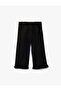 Baby Girl Canvas Trousers 6Smg40047Aw Black - 2