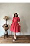 Red Polka Dot Watermelon Sleeve Dress - 4