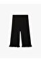 Baby Girl Canvas Trousers 6Smg40047Aw Black - 4