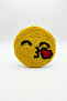 Handmade Heart Emoji Figured Punch Coaster Decorative Handcrafted Coaster - 2