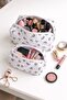 Multi-Purpose Patterned Organizer Fabric Bag Mother & Baby Organizer & Makeup Bag Set of 2 - 4