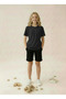 100% Cotton Oversize Fit T-Shirt and 100% Cotton Shorts Set - 2