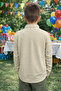 Boy's Waffle Textured Cotton Shirt Suitable for Holidays & Birthdays I Special Combination I Ages 10-15 - 5