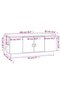 Coffee table, gray, 100x50x41 cm, solid pine wood - 8
