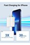 [Apple MFi Certified] iPhone 14 13 12 11 Fast Charger 6FT, YEAHFUN 2Pack 20W USB C Wall Charger Blo - 2
