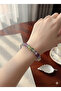 Rainbow Fluorite Natural Stone 10mm Crystal Cut Handmade Bracelet Aaa+ Quality - 2